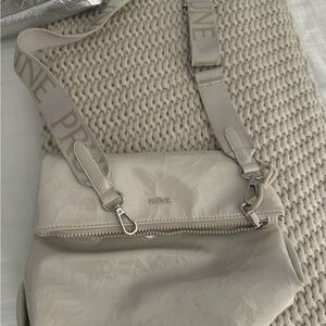 Prune Women's Beige Crossbody Bag with Detachable Strap